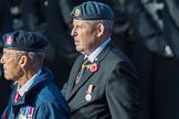 The Not Forgotten Association  (Group F5, 47 members) during the Royal British Legion March Past on Remembrance Sunday at the Cenotaph, Whitehall, Westminster, London, 11 November 2018, 11:50.