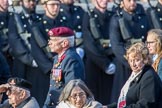 The Monte Cassino Society (Group F6, 29 members) during the Royal British Legion March Past on Remembrance Sunday at the Cenotaph, Whitehall, Westminster, London, 11 November 2018, 11:50.