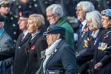 Aden Veterans Association (Group F16, 53 members) during the Royal British Legion March Past on Remembrance Sunday at the Cenotaph, Whitehall, Westminster, London, 11 November 2018, 11:52.