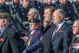 The South Atlantic Medal Association 1982 (Group F17, 150 members) during the Royal British Legion March Past on Remembrance Sunday at the Cenotaph, Whitehall, Westminster, London, 11 November 2018, 11:53.
