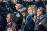 The South Atlantic Medal Association 1982 (Group F17, 150 members) during the Royal British Legion March Past on Remembrance Sunday at the Cenotaph, Whitehall, Westminster, London, 11 November 2018, 11:53.