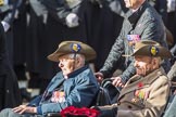 Chindit Society (Group F21, 15 members) during the Royal British Legion March Past on Remembrance Sunday at the Cenotaph, Whitehall, Westminster, London, 11 November 2018, 11:53.