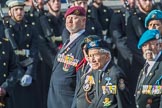 Bond van Wapenbroeders (Group F23, 31 members) during the Royal British Legion March Past on Remembrance Sunday at the Cenotaph, Whitehall, Westminster, London, 11 November 2018, 11:53.