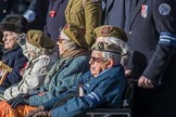The Special Forces Club (Group F25, 13 members) during the Royal British Legion March Past on Remembrance Sunday at the Cenotaph, Whitehall, Westminster, London, 11 November 2018, 11:53.