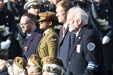 The Special Forces Club (Group F25, 13 members) during the Royal British Legion March Past on Remembrance Sunday at the Cenotaph, Whitehall, Westminster, London, 11 November 2018, 11:54.