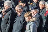 Foreign Legion Association of Great Britain (Group F27, 17 members) during the Royal British Legion March Past on Remembrance Sunday at the Cenotaph, Whitehall, Westminster, London, 11 November 2018, 11:54.