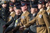 during the Royal British Legion March Past on Remembrance Sunday at the Cenotaph, Whitehall, Westminster, London, 11 November 2018, 11:54.