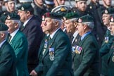 Royal Green Jackets (Group A2, 153 members) during the Royal British Legion March Past on Remembrance Sunday at the Cenotaph, Whitehall, Westminster, London, 11 November 2018, 11:55.