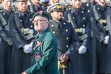 Royal Green Jackets (Group A2, 153 members) during the Royal British Legion March Past on Remembrance Sunday at the Cenotaph, Whitehall, Westminster, London, 11 November 2018, 11:55.