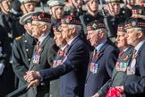 The Royal Scots Regimental Association (Group A8, 25 members) during the Royal British Legion March Past on Remembrance Sunday at the Cenotaph, Whitehall, Westminster, London, 11 November 2018, 11:56.