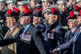 The Black Watch Association - London Branch (Group A10, 72 members) during the Royal British Legion March Past on Remembrance Sunday at the Cenotaph, Whitehall, Westminster, London, 11 November 2018, 11:57.