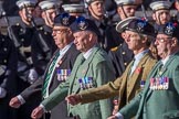 Queen's Own Highlanders Regimental Association (Group A11, 55 members) during the Royal British Legion March Past on Remembrance Sunday at the Cenotaph, Whitehall, Westminster, London, 11 November 2018, 11:57.