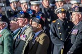 Queen's Own Highlanders Regimental Association (Group A11, 55 members) during the Royal British Legion March Past on Remembrance Sunday at the Cenotaph, Whitehall, Westminster, London, 11 November 2018, 11:57.