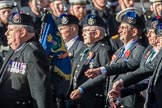 Queen's Own Highlanders Regimental Association (Group A11, 55 members) during the Royal British Legion March Past on Remembrance Sunday at the Cenotaph, Whitehall, Westminster, London, 11 November 2018, 11:58.
