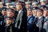 The Gordon Highlanders London Association (Group A12, 37 members) during the Royal British Legion March Past on Remembrance Sunday at the Cenotaph, Whitehall, Westminster, London, 11 November 2018, 11:58.
