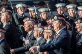The Regimental Association of the Argyll and Sutherland High (Group A13, 50 members) during the Royal British Legion March Past on Remembrance Sunday at the Cenotaph, Whitehall, Westminster, London, 11 November 2018, 11:58.