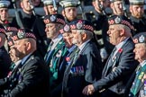 The Regimental Association of the Argyll and Sutherland High (Group A13, 50 members) during the Royal British Legion March Past on Remembrance Sunday at the Cenotaph, Whitehall, Westminster, London, 11 November 2018, 11:58.
