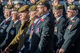 Fraserburgh and Macduff Gordon Highlanders Association (Group A15, 15 members) during the Royal British Legion March Past on Remembrance Sunday at the Cenotaph, Whitehall, Westminster, London, 11 November 2018, 11:58.