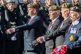 Grenadier Guards Association (Group A17, 4 members) during the Royal British Legion March Past on Remembrance Sunday at the Cenotaph, Whitehall, Westminster, London, 11 November 2018, 11:58.