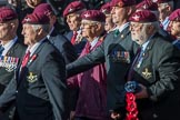 The Gordon Highlanders London Association (Group A12, 37 members) during the Royal British Legion March Past on Remembrance Sunday at the Cenotaph, Whitehall, Westminster, London, 11 November 2018, 11:59.