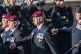 The Parachute Regimental Association (Group A21, 101 members) during the Royal British Legion March Past on Remembrance Sunday at the Cenotaph, Whitehall, Westminster, London, 11 November 2018, 11:59.