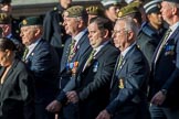 Green Howards Association (Group A22, 35 members) during the Royal British Legion March Past on Remembrance Sunday at the Cenotaph, Whitehall, Westminster, London, 11 November 2018, 11:59.