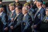 Green Howards Association (Group A22, 35 members) during the Royal British Legion March Past on Remembrance Sunday at the Cenotaph, Whitehall, Westminster, London, 11 November 2018, 11:59.