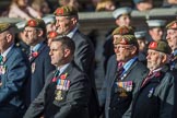 Yorkshire Regiment Association (Group A23, 51 members) during the Royal British Legion March Past on Remembrance Sunday at the Cenotaph, Whitehall, Westminster, London, 11 November 2018, 12:00.