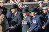The King's Own Royal Border Regiment (Group A24, 80 members) during the Royal British Legion March Past on Remembrance Sunday at the Cenotaph, Whitehall, Westminster, London, 11 November 2018, 12:00.