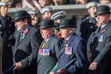 The King's Own Royal Border Regiment (Group A24, 80 members) during the Royal British Legion March Past on Remembrance Sunday at the Cenotaph, Whitehall, Westminster, London, 11 November 2018, 12:00.