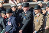 The King's Own Royal Border Regiment (Group A24, 80 members) during the Royal British Legion March Past on Remembrance Sunday at the Cenotaph, Whitehall, Westminster, London, 11 November 2018, 12:00.