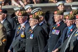 The King's Own Royal Border Regiment (Group A24, 80 members) during the Royal British Legion March Past on Remembrance Sunday at the Cenotaph, Whitehall, Westminster, London, 11 November 2018, 12:00.