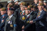 The King's Own Royal Border Regiment (Group A24, 80 members) during the Royal British Legion March Past on Remembrance Sunday at the Cenotaph, Whitehall, Westminster, London, 11 November 2018, 12:00.