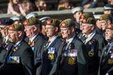 The King's Own Royal Border Regiment (Group A24, 80 members) during the Royal British Legion March Past on Remembrance Sunday at the Cenotaph, Whitehall, Westminster, London, 11 November 2018, 12:00.