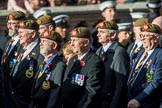 The King's Own Royal Border Regiment (Group A24, 80 members) during the Royal British Legion March Past on Remembrance Sunday at the Cenotaph, Whitehall, Westminster, London, 11 November 2018, 12:00.