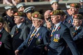The King's Own Royal Border Regiment (Group A24, 80 members) during the Royal British Legion March Past on Remembrance Sunday at the Cenotaph, Whitehall, Westminster, London, 11 November 2018, 12:00.