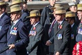 Gurkha Brigade Association (Group A25, 80 members) during the Royal British Legion March Past on Remembrance Sunday at the Cenotaph, Whitehall, Westminster, London, 11 November 2018, 12:00.