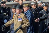 The Princess of Wales's Royal Regiment (Group A26, 60 members) during the Royal British Legion March Past on Remembrance Sunday at the Cenotaph, Whitehall, Westminster, London, 11 November 2018, 12:00.