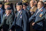 The Princess of Wales's Royal Regiment (Group A26, 60 members) during the Royal British Legion March Past on Remembrance Sunday at the Cenotaph, Whitehall, Westminster, London, 11 November 2018, 12:00.