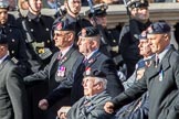 The Royal Hampshire Regimental Association (Group A27, 51 members) during the Royal British Legion March Past on Remembrance Sunday at the Cenotaph, Whitehall, Westminster, London, 11 November 2018, 12:01.