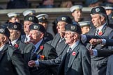 London Scottish Regimental Association (Group A31, 30 members) during the Royal British Legion March Past on Remembrance Sunday at the Cenotaph, Whitehall, Westminster, London, 11 November 2018, 12:02.