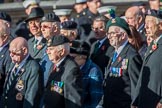 Combined Irish Regiments Association (Group A36, 34 members) during the Royal British Legion March Past on Remembrance Sunday at the Cenotaph, Whitehall, Westminster, London, 11 November 2018, 12:02.