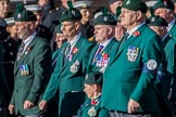 Regimental Association  of the Royal Irish Association (Group A37, 39 members) during the Royal British Legion March Past on Remembrance Sunday at the Cenotaph, Whitehall, Westminster, London, 11 November 2018, 12:02.