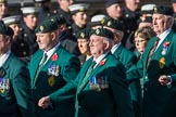 The Regimental Association of The Ulster Defence Regiment (Group A38, 83 members) during the Royal British Legion March Past on Remembrance Sunday at the Cenotaph, Whitehall, Westminster, London, 11 November 2018, 12:03.