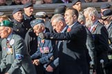 Blind Veterans UK (Group AA7, 215 members) during the Royal British Legion March Past on Remembrance Sunday at the Cenotaph, Whitehall, Westminster, London, 11 November 2018, 12:04.