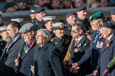 Blind Veterans UK (Group AA7, 215 members) during the Royal British Legion March Past on Remembrance Sunday at the Cenotaph, Whitehall, Westminster, London, 11 November 2018, 12:04.