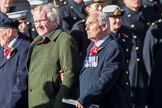 Blind Veterans UK (Group AA7, 215 members) during the Royal British Legion March Past on Remembrance Sunday at the Cenotaph, Whitehall, Westminster, London, 11 November 2018, 12:04.