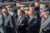 Blind Veterans UK (Group AA7, 215 members) during the Royal British Legion March Past on Remembrance Sunday at the Cenotaph, Whitehall, Westminster, London, 11 November 2018, 12:05.