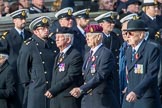 Royal Army Ordnance Corps Association (Group B1, 33 members) during the Royal British Legion March Past on Remembrance Sunday at the Cenotaph, Whitehall, Westminster, London, 11 November 2018, 12:05.