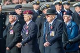 Royal Army Ordnance Corps Association (Group B1, 33 members) during the Royal British Legion March Past on Remembrance Sunday at the Cenotaph, Whitehall, Westminster, London, 11 November 2018, 12:05.